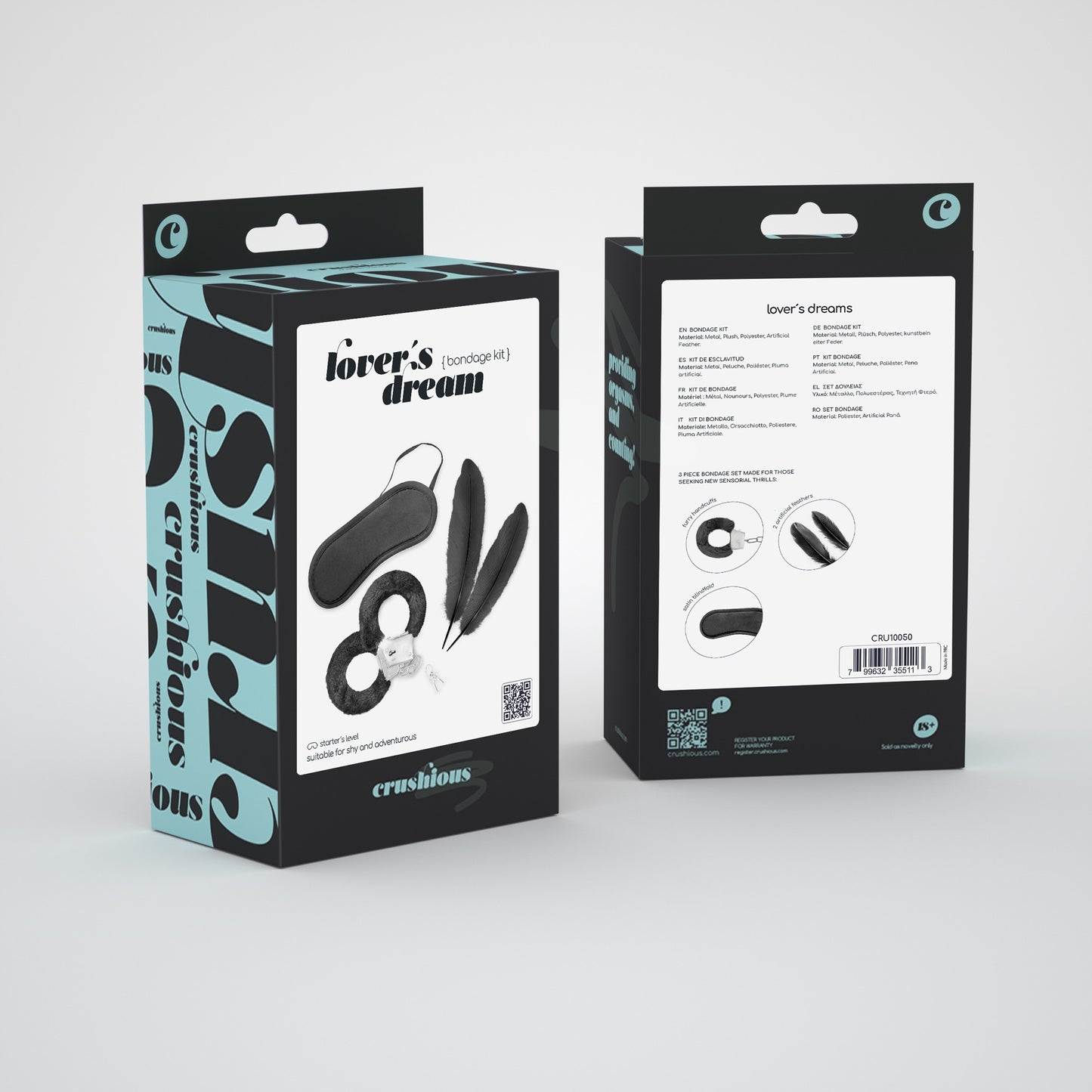 LOVER'S DREAM BONDAGE KIT CRUSHIOUS BLACK