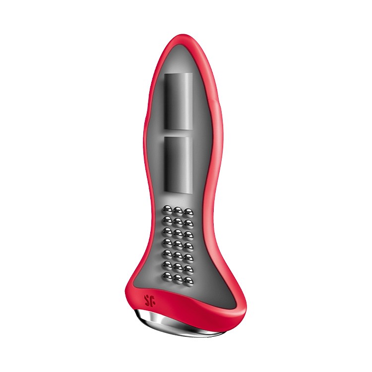 ROTATOR PLUG 1+ VIBRATING PLUG WITH APP RED
