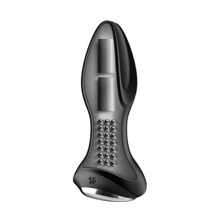 ROTATOR PLUG 2+ VIBRATING PLUG WITH APP BLACK