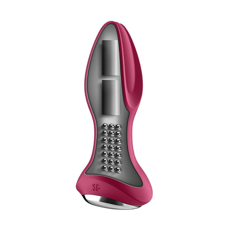 ROTATOR PLUG 2+ VIBRATING PLUG WITH APP FUCHSIA