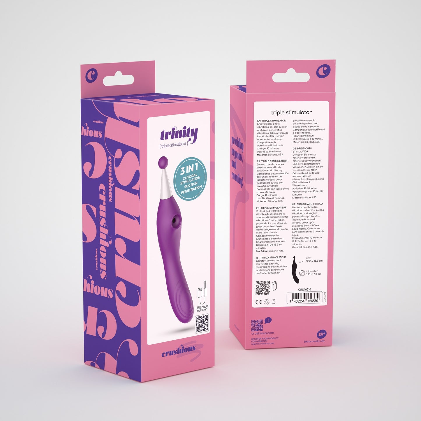 TRINITY RECHARGEABLE STIMULATOR