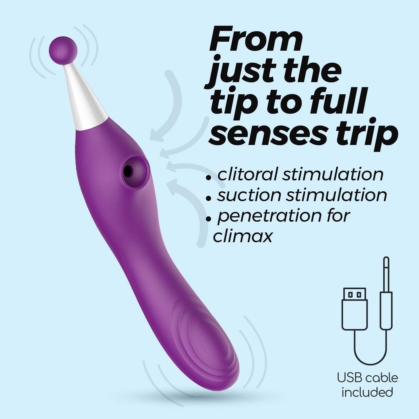 TRINITY RECHARGEABLE STIMULATOR