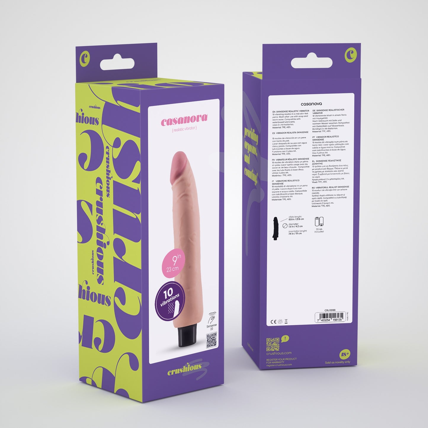 CRUSHIOUS CASANOVA REALISTIC VIBRATOR