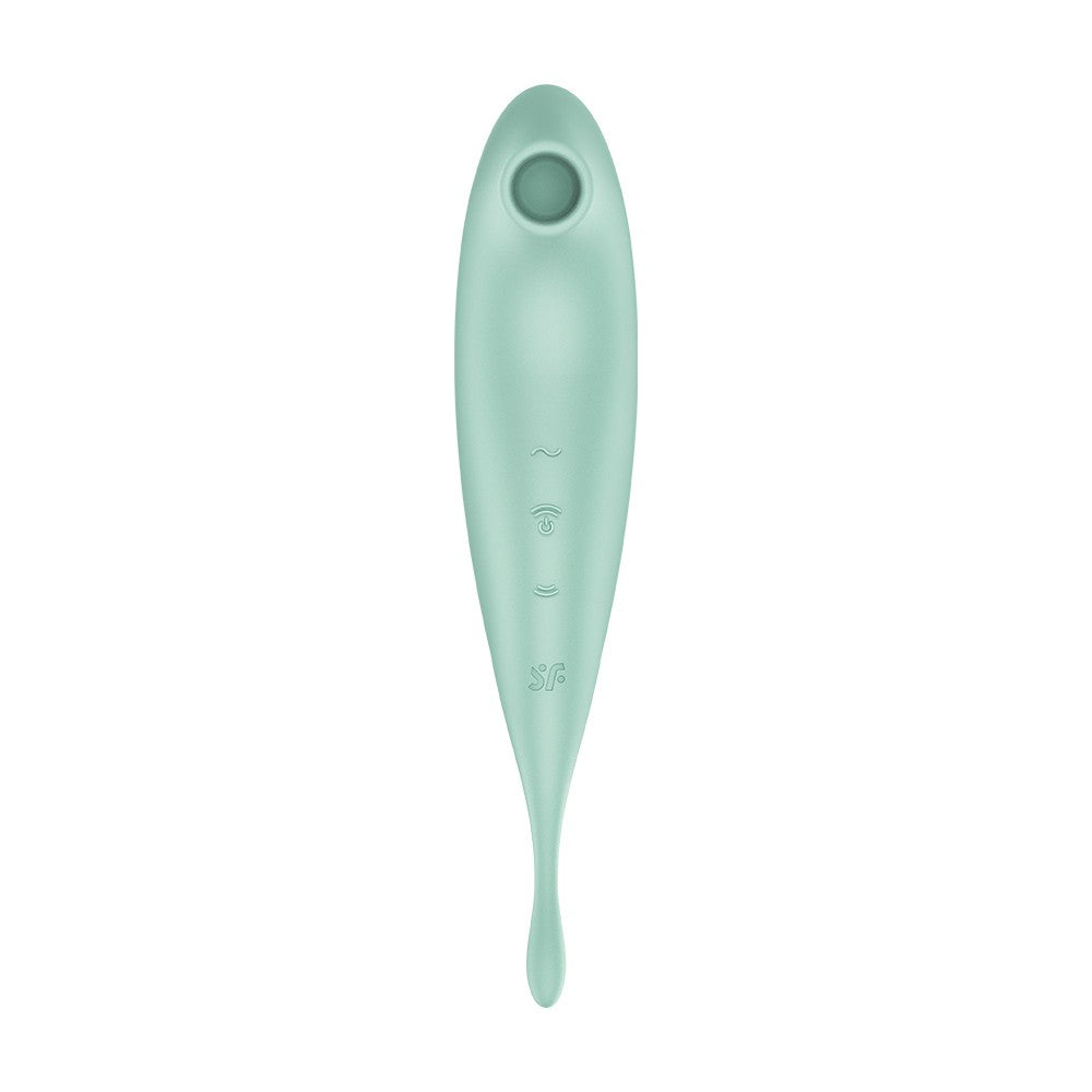 SATISFYER TWIRLING PRO VIBRATOR WITH CONNECT APP MINT