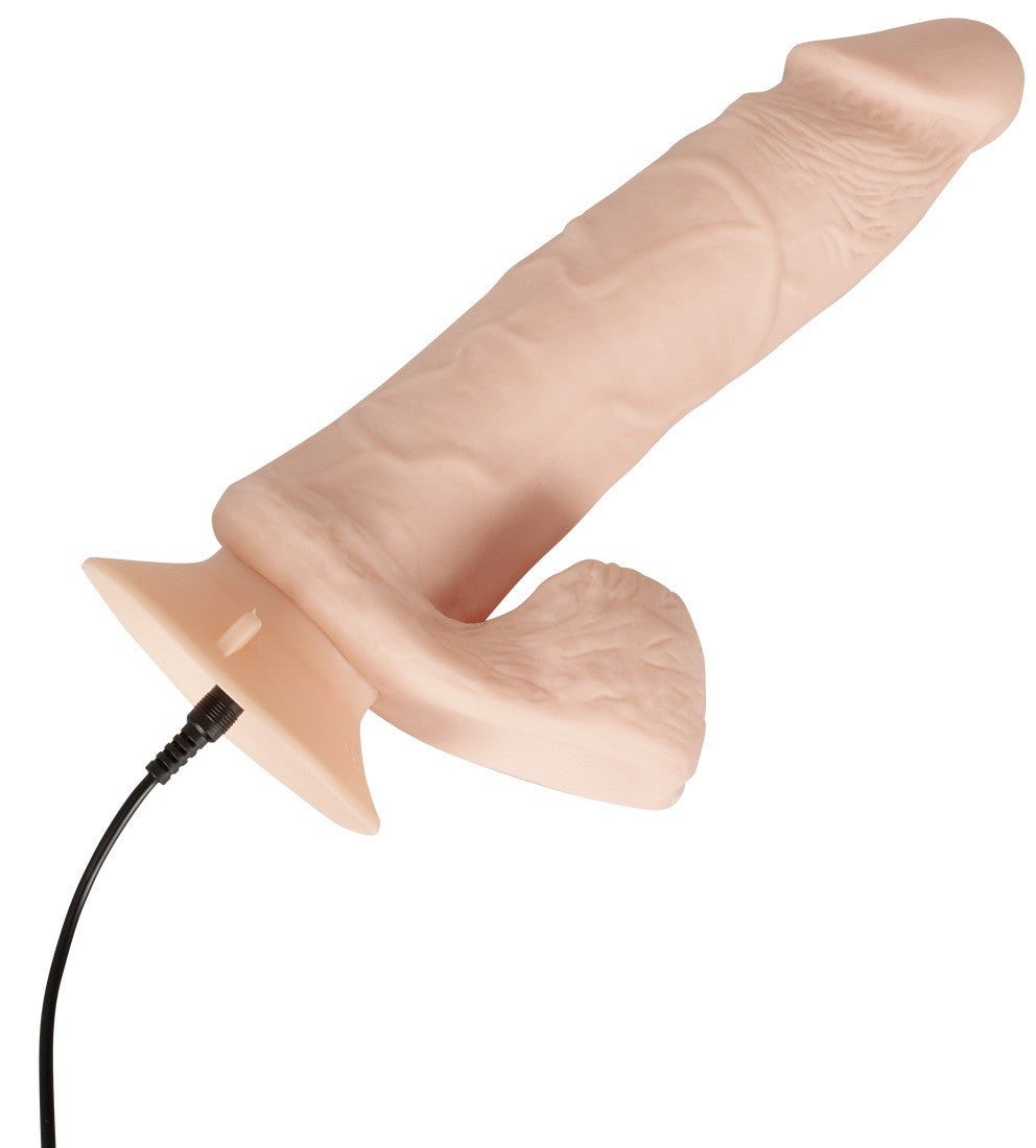 NATURE SKIN BENDABLE RC REALISTIC VIBRATOR WITH WIRELESS REMOTE CONTROL