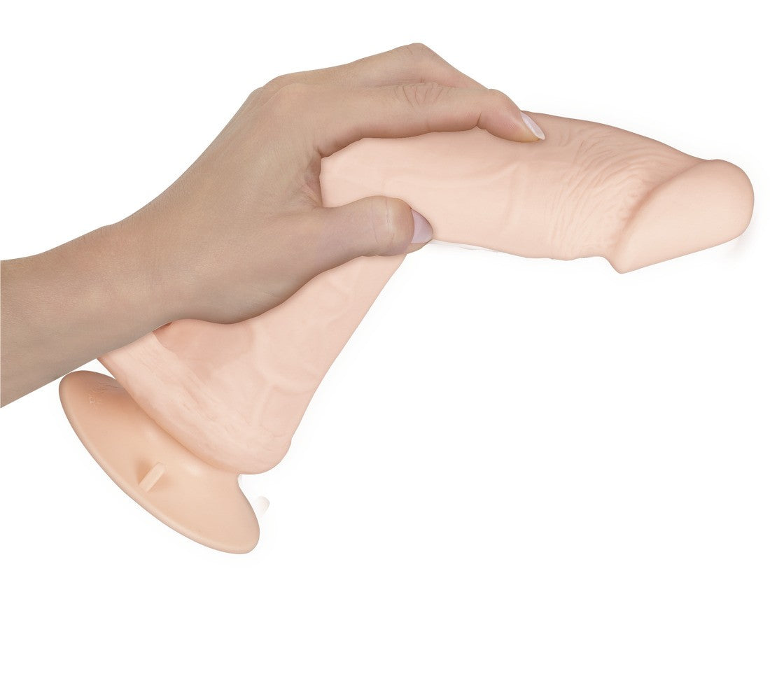 NATURE SKIN BENDABLE RC REALISTIC VIBRATOR WITH WIRELESS REMOTE CONTROL