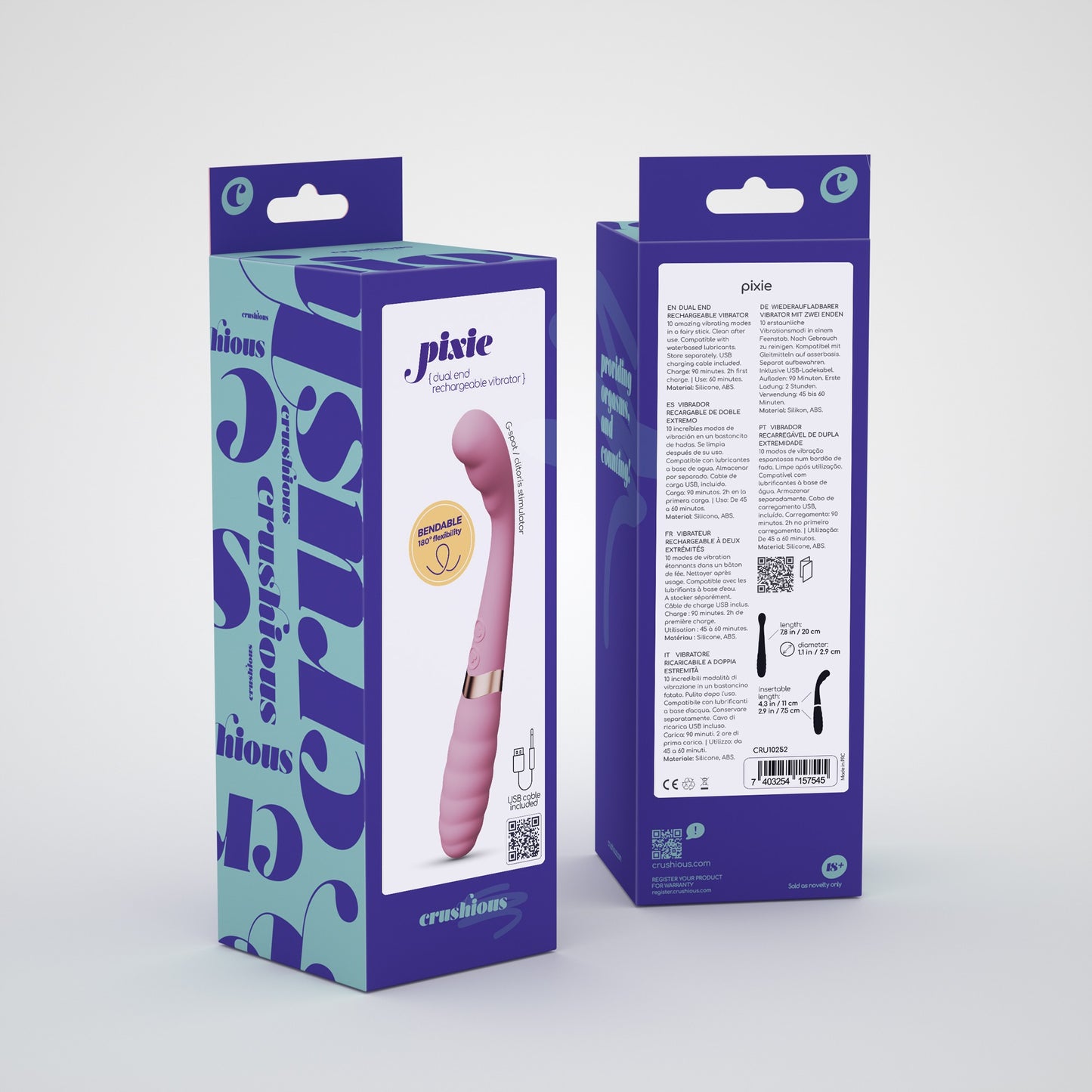 CRUSHIOUS PIXIE DUAL VIBRATOR