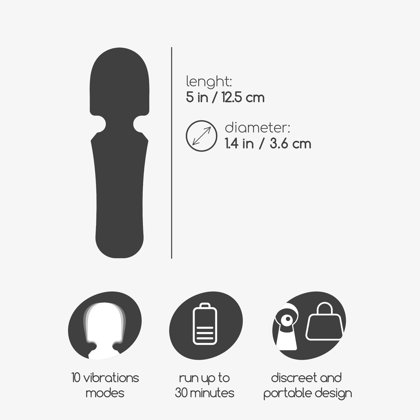 WANDA MINI RECHARGEABLE WAND TERRACOTTA