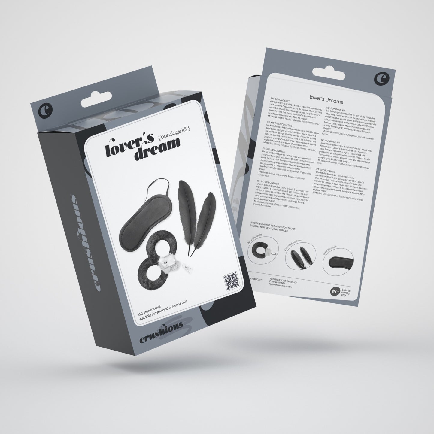LOVER'S DREAM BONDAGE KIT CRUSHIOUS BLACK