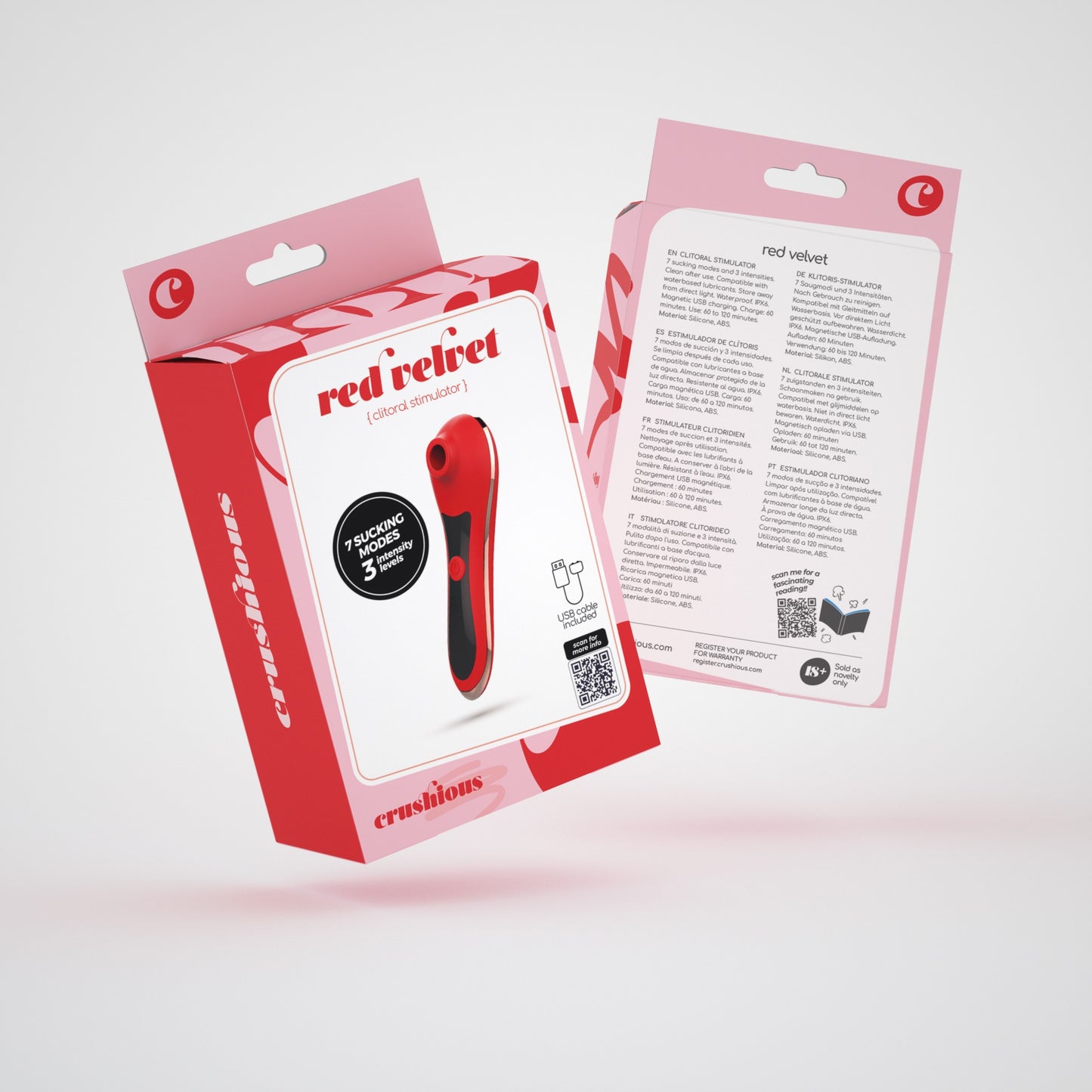 RED VELVET CLITORAL STIMULATOR