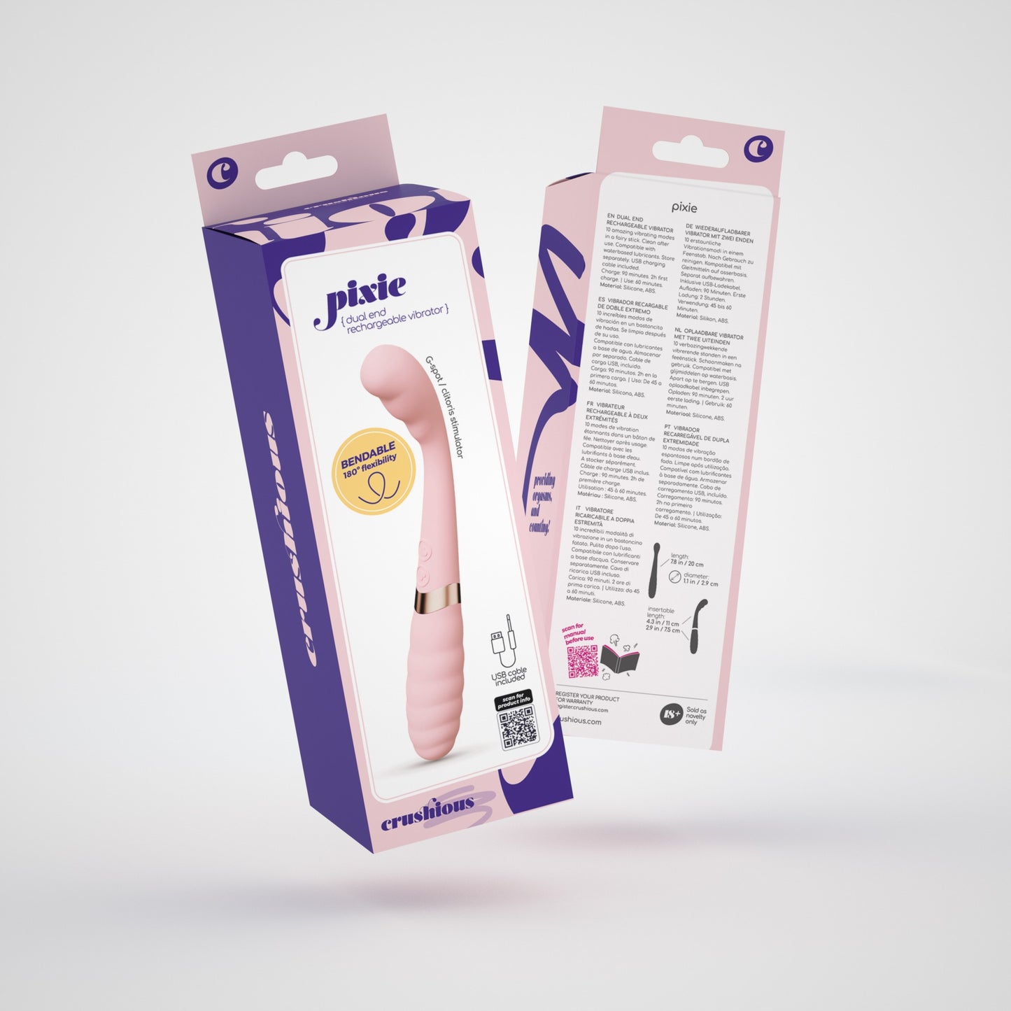 CRUSHIOUS PIXIE DUAL VIBRATOR