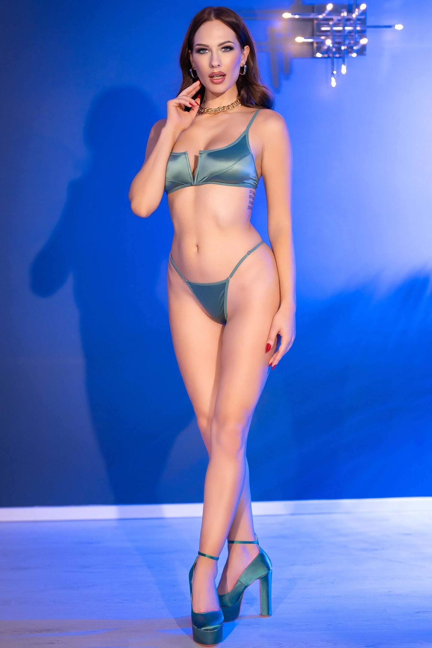 CHILIROSE CR-4668 BIKINI GREEN