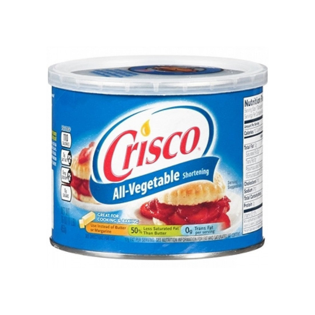 CRISCO VEGETABLE SHORTENING PACK OF 12 UNITS 453 GR