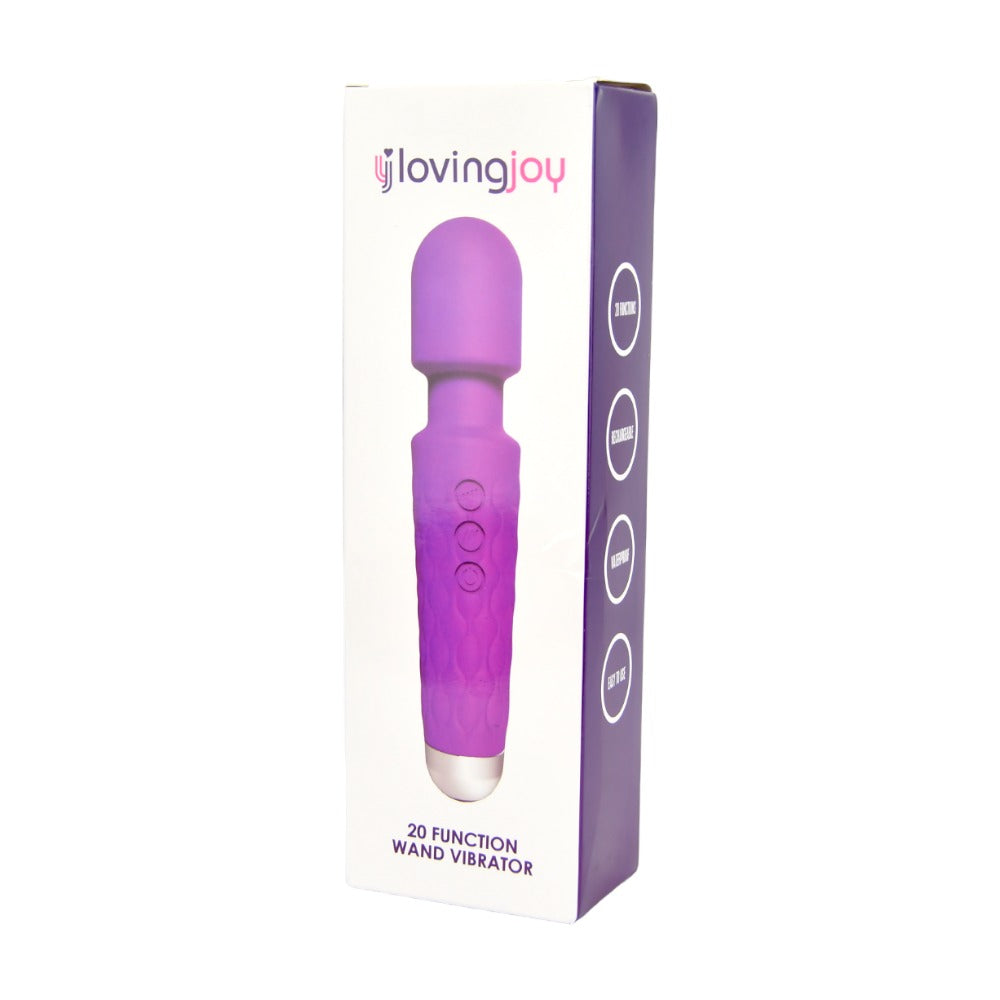 20 Function Wand Vibrator Purple