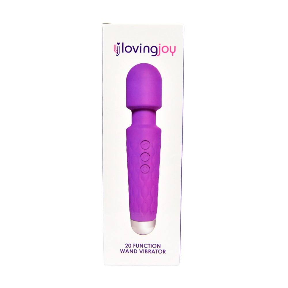 20 Function Wand Vibrator Purple