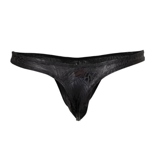 Pouch Enhancing Thong Leopard Small