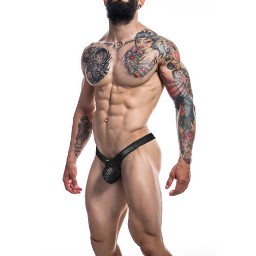 Pouch Enhancing Thong Leopard Small