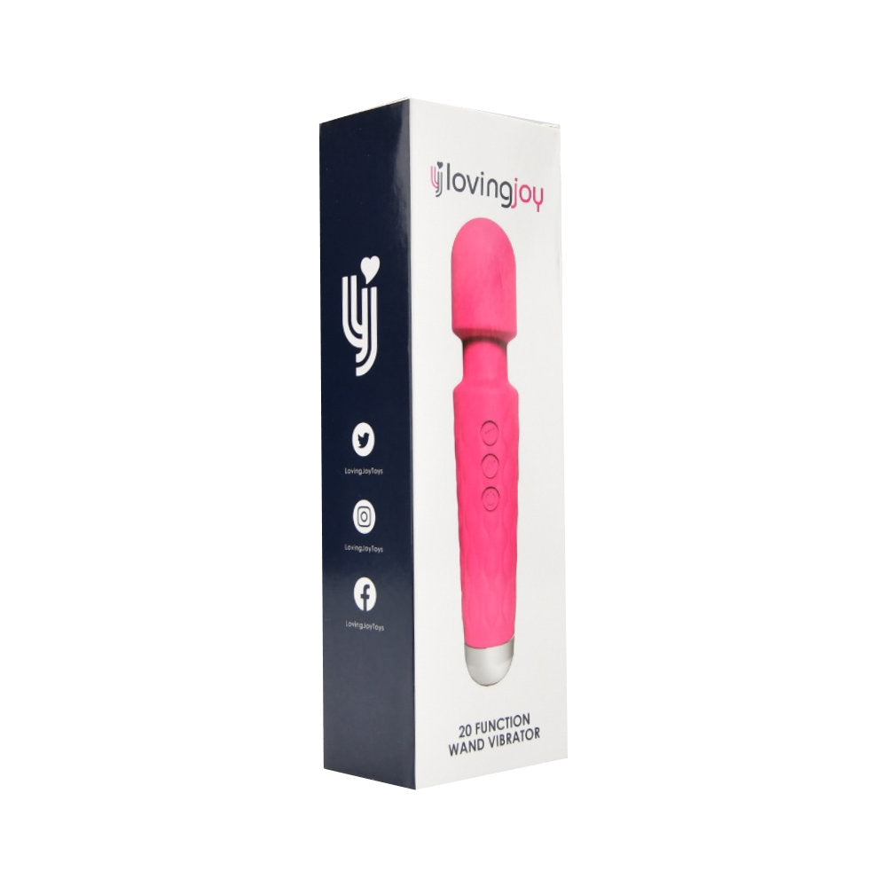 20 Function Wand Vibrator Pink