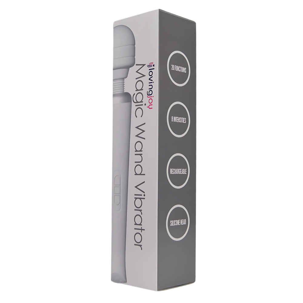 Rechargeable Magic Wand Vibrator White
