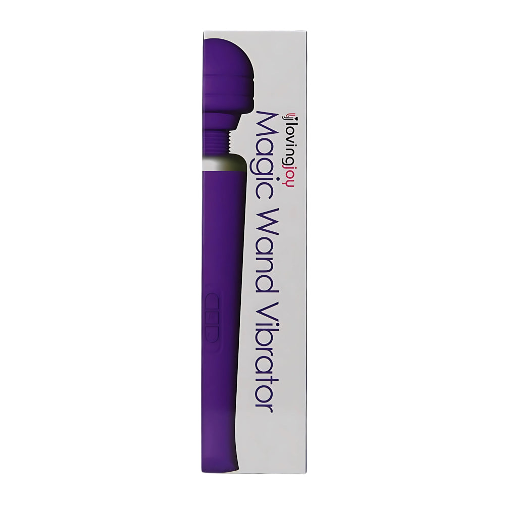 Rechargeable Magic Wand Vibrator Purple