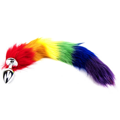 Rainbow Tail Butt Plug