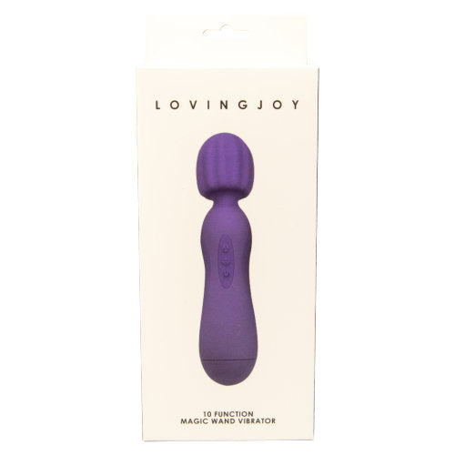 10 Function Magic Wand Vibrator Purple