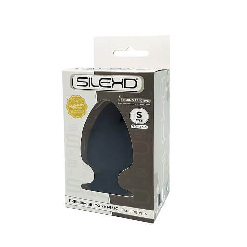 Dual Density Small Silicone Butt Plug 3.5 inches
