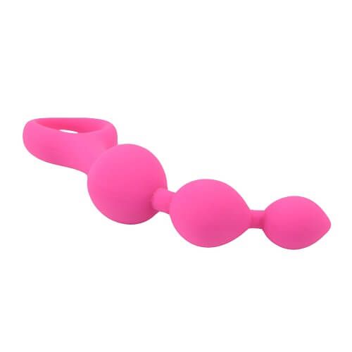Triple Ripple Anal Beads Pink