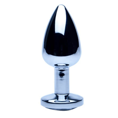 Silver Butt Plug-Large
