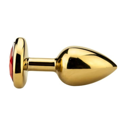 Heart Shaped Butt Plug-Gold