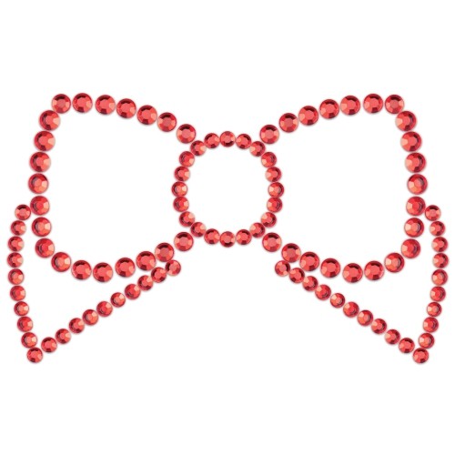 MIMI BOW NIPPLE COVERS BIJOUX INDISCRETS RED