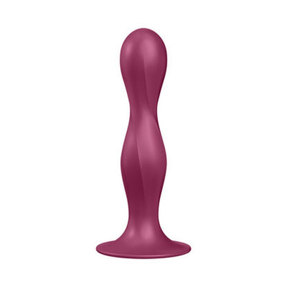 DOUBLE BALL-R WEIGHTED DILDO RED