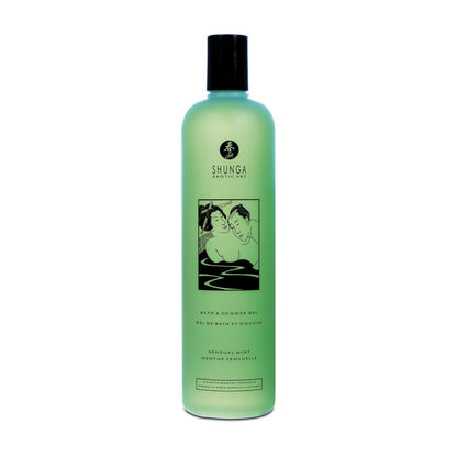 SHUNGA EROTIC ART - BATH AND SHOWER GEL - SENSUAL MINT - 12.5 FL OZ / 370 ML