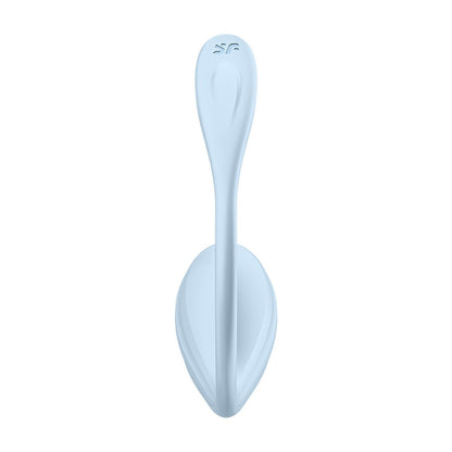 SATISFYER SMOOTH PETAL CONNECT APP - WEARABLE COUPLE VIBRATOR - LIGHT BLUE