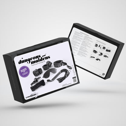 CRUSHIOUS  DUNGEONS & MAIDENS BDSM KIT BLACK