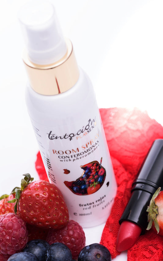 PHEROMONE AIR FRESHENER WITH RED BERRIES SCENT 100ML TENTACIÓN PLAY SEX