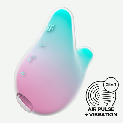 SATISFYER MERMAID VIBE STIMULATOR MINT/PINK