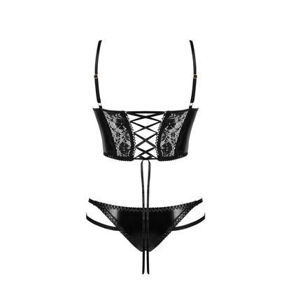 BEAUTY NIGHT FASHION NIRVINA 2 PIECE SET BLACK