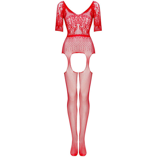 BEAUTY NIGHT FASHION COURTNEY BODYSTOCKING RED