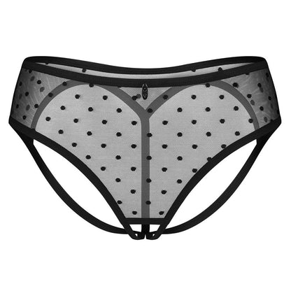 OBSESSIVE CROTCHLESS PANTIES NUITES BLACK