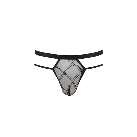 PASSION THONG COLLIN BLACK