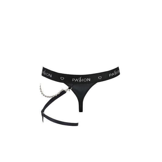 PASSION GARTER THONG BILL BLACK