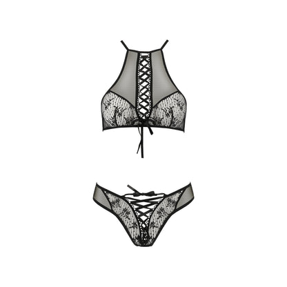 PASSION EROTIC LINE AZALIA SET 2 PIECE BLACK