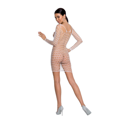 PASSION EROTIC LINE DRESS BS093 WHITE