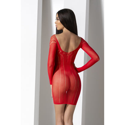 PASSION EROTIC LINE DRESS BS101 RED