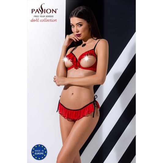 PASSION DEVIL COLLECTION CHERRY SET 2 PIECE RED
