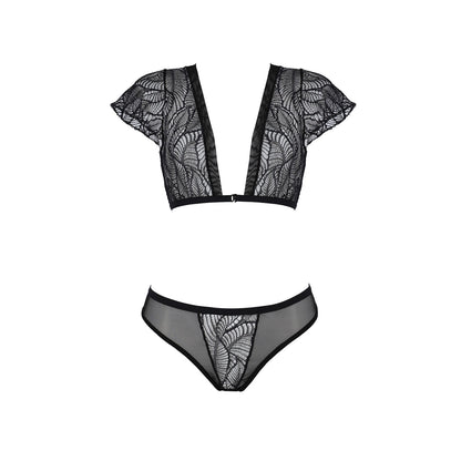 ECO COLLECTION 2 PIECE SET LEAFA BIKINI BLACK