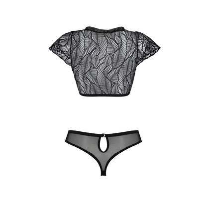 ECO COLLECTION 2 PIECE SET LEAFA BIKINI BLACK