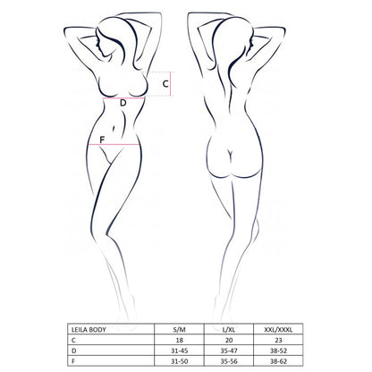 PASSION EROTIC LINE LEILA TEDDY BEIGE