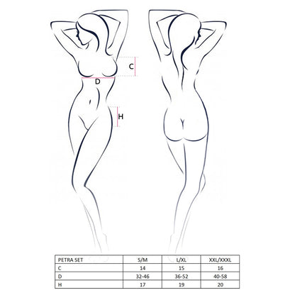 PASSION PETRA 3 PIECE SET BLACK
